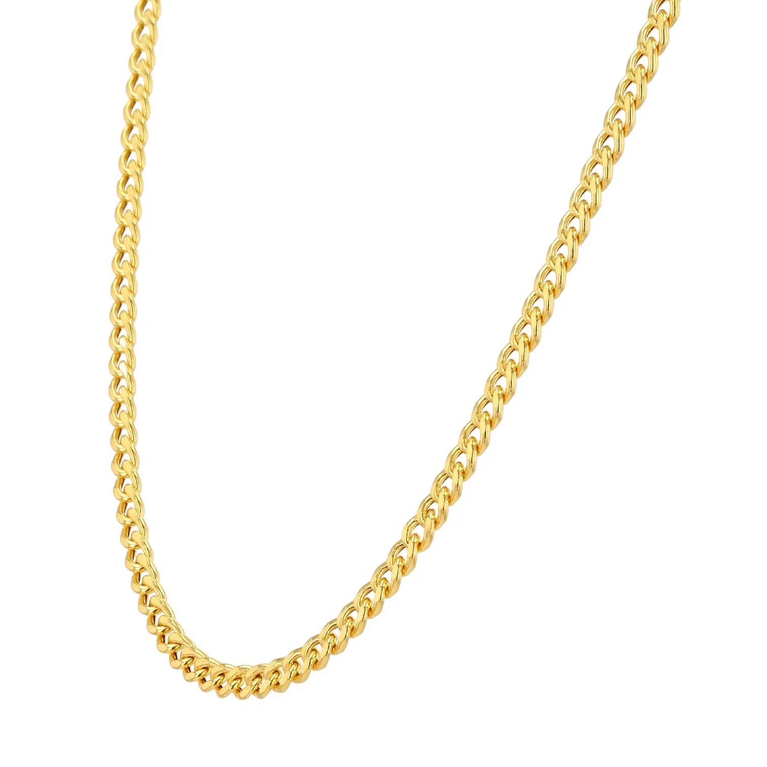 14K Yellow Gold Miami Cuban Link Chain 3mm x 24'' -226772