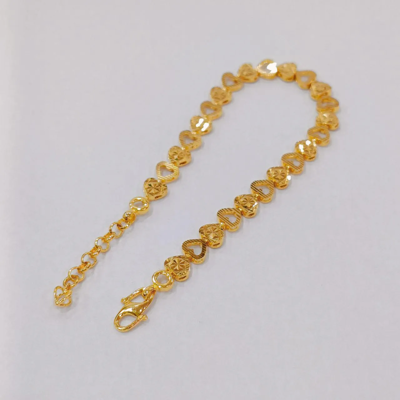 22k / 916 Gold Single Solid Bracelet