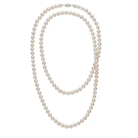 35-inch 6.5-7.0 mm AAA White Freshwater Pearl Necklace