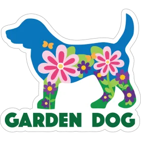 3" Sticker- Garden Dog