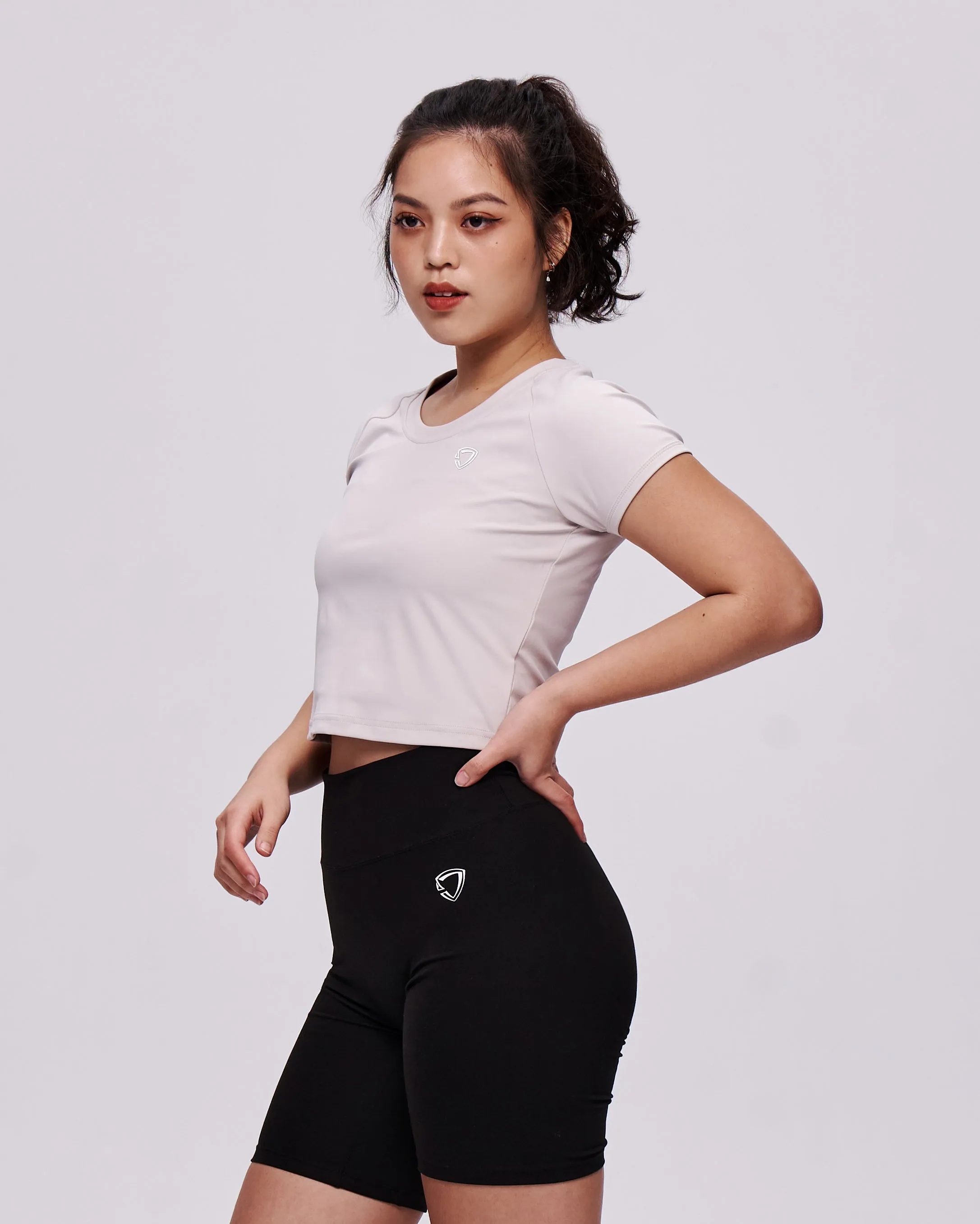 Adapt Scoop Neckline Crop Top