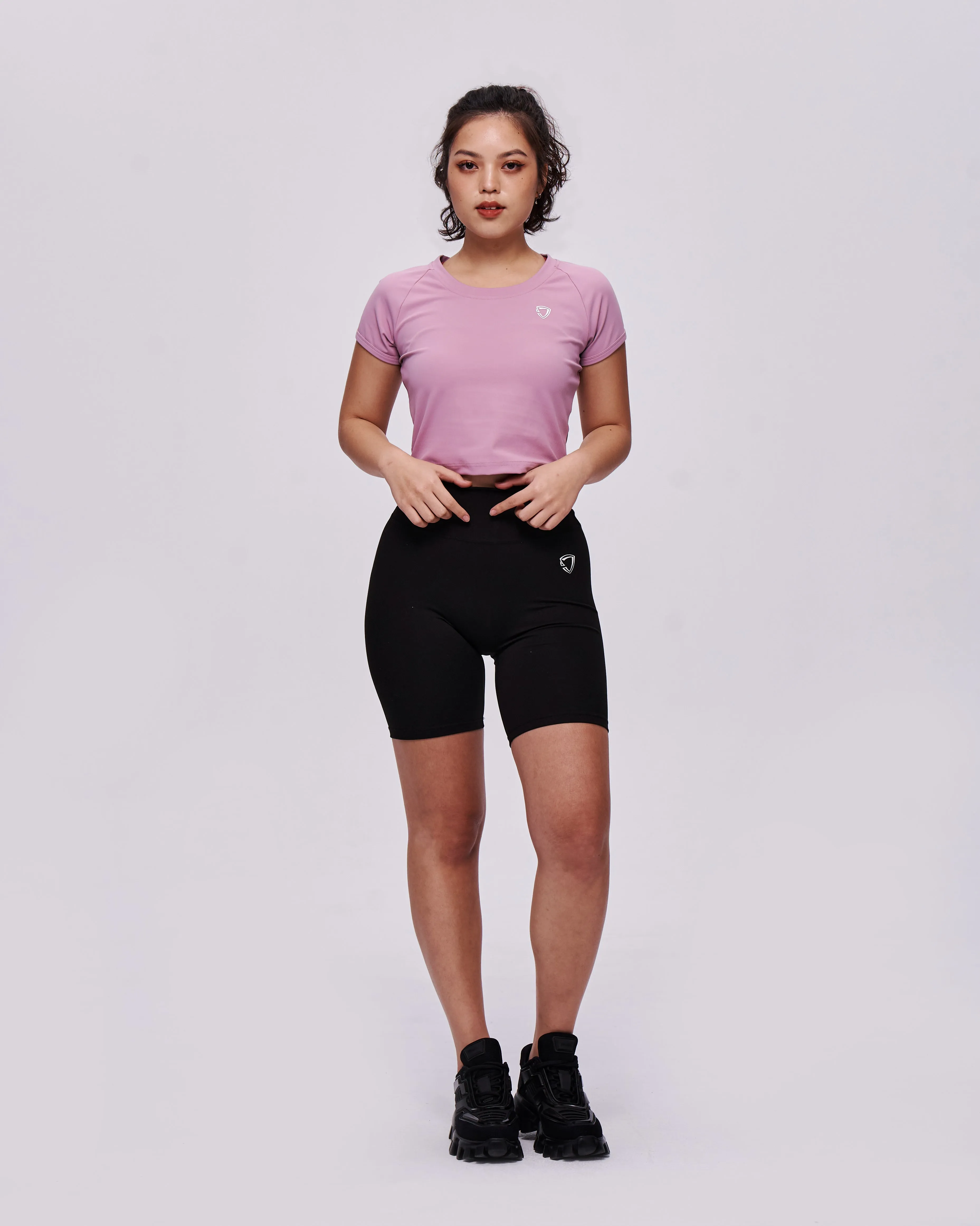 Adapt Scoop Neckline Crop Top