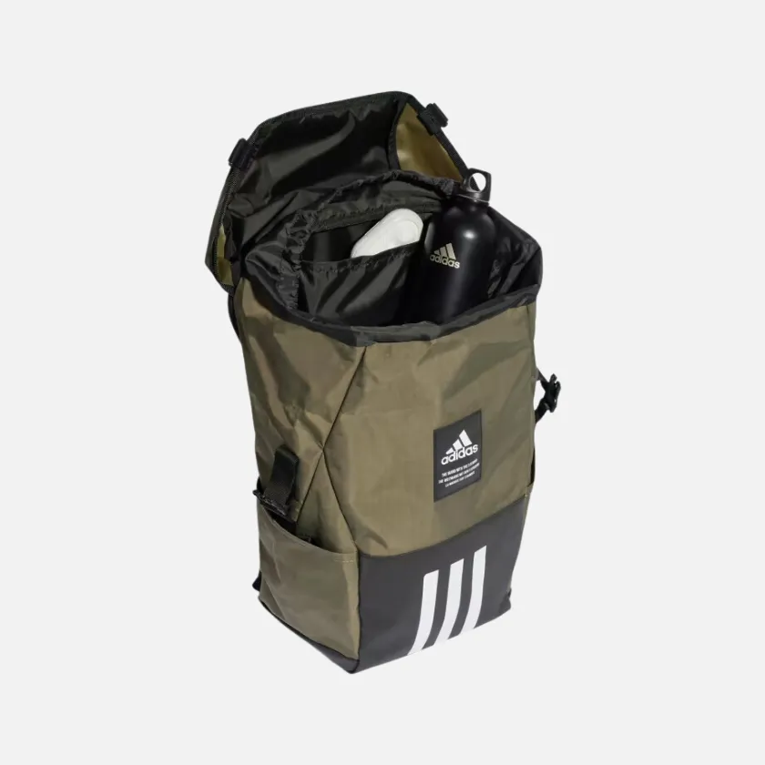 Adidas 4 Athlts Camper Training Backpack -Olive Strata/Black/White