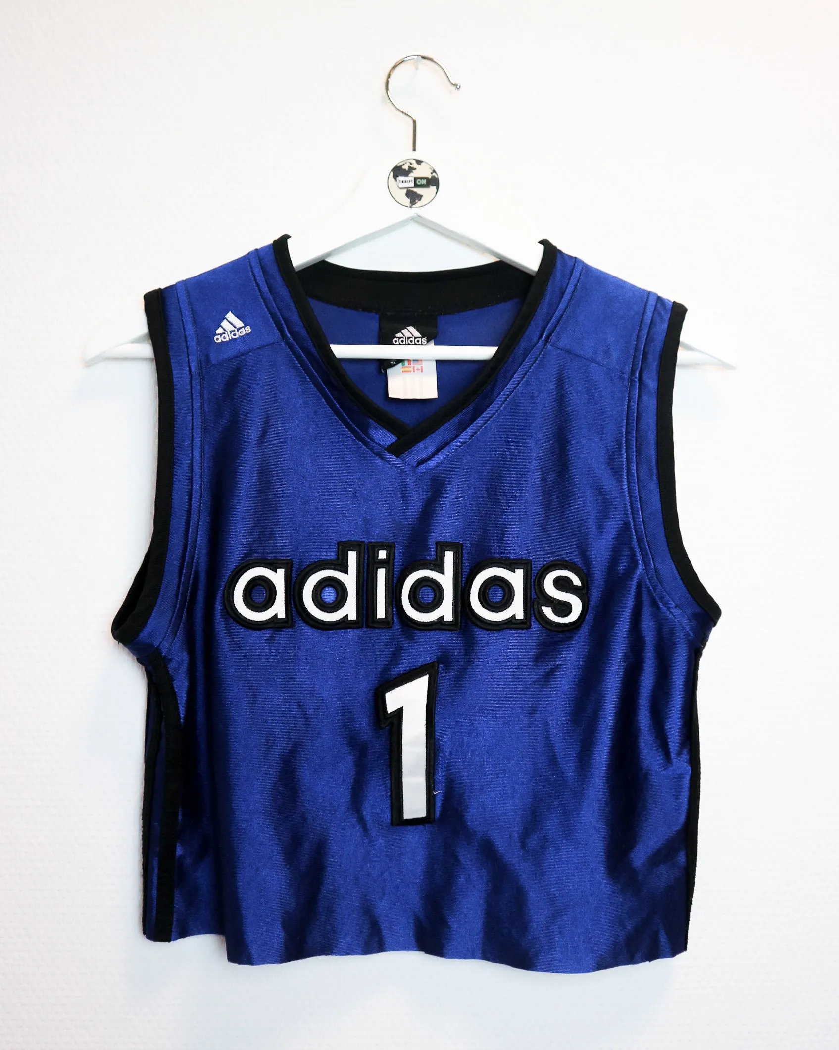 Adidas jersey crop shirt S