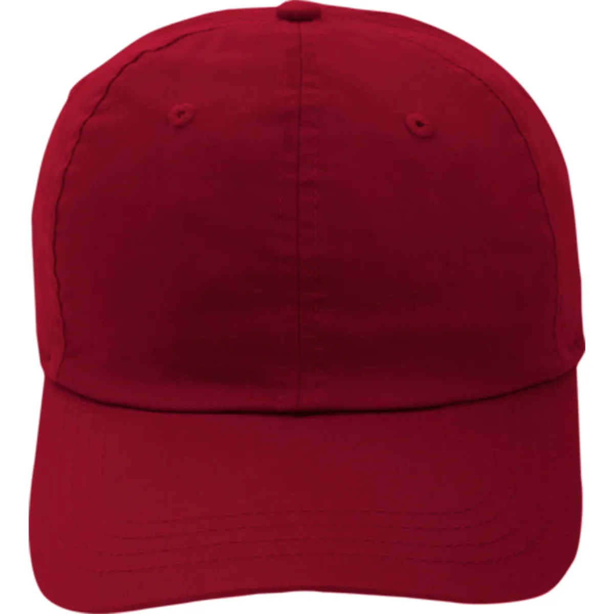 AHEAD Crimson Lightweight Cotton Solid Cap