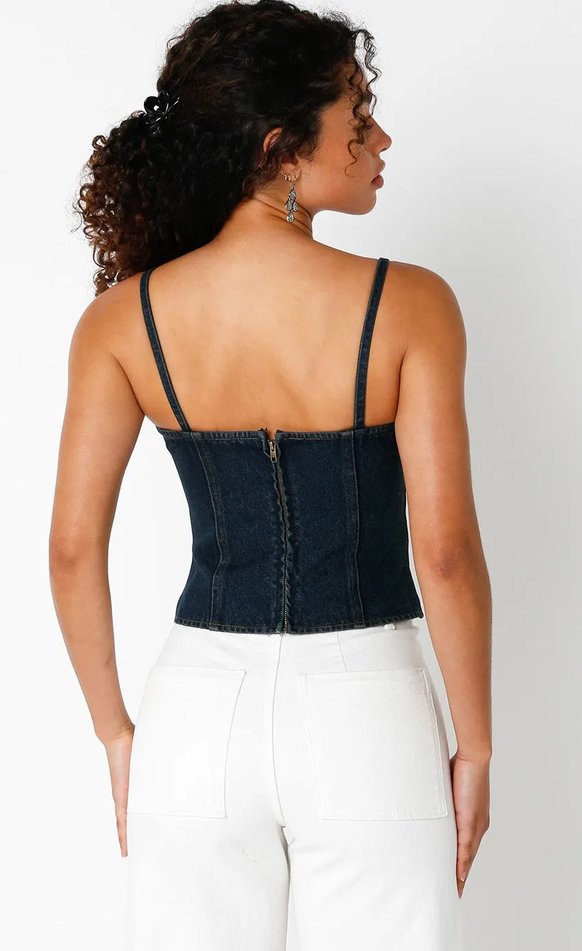 Aimee Denim Top