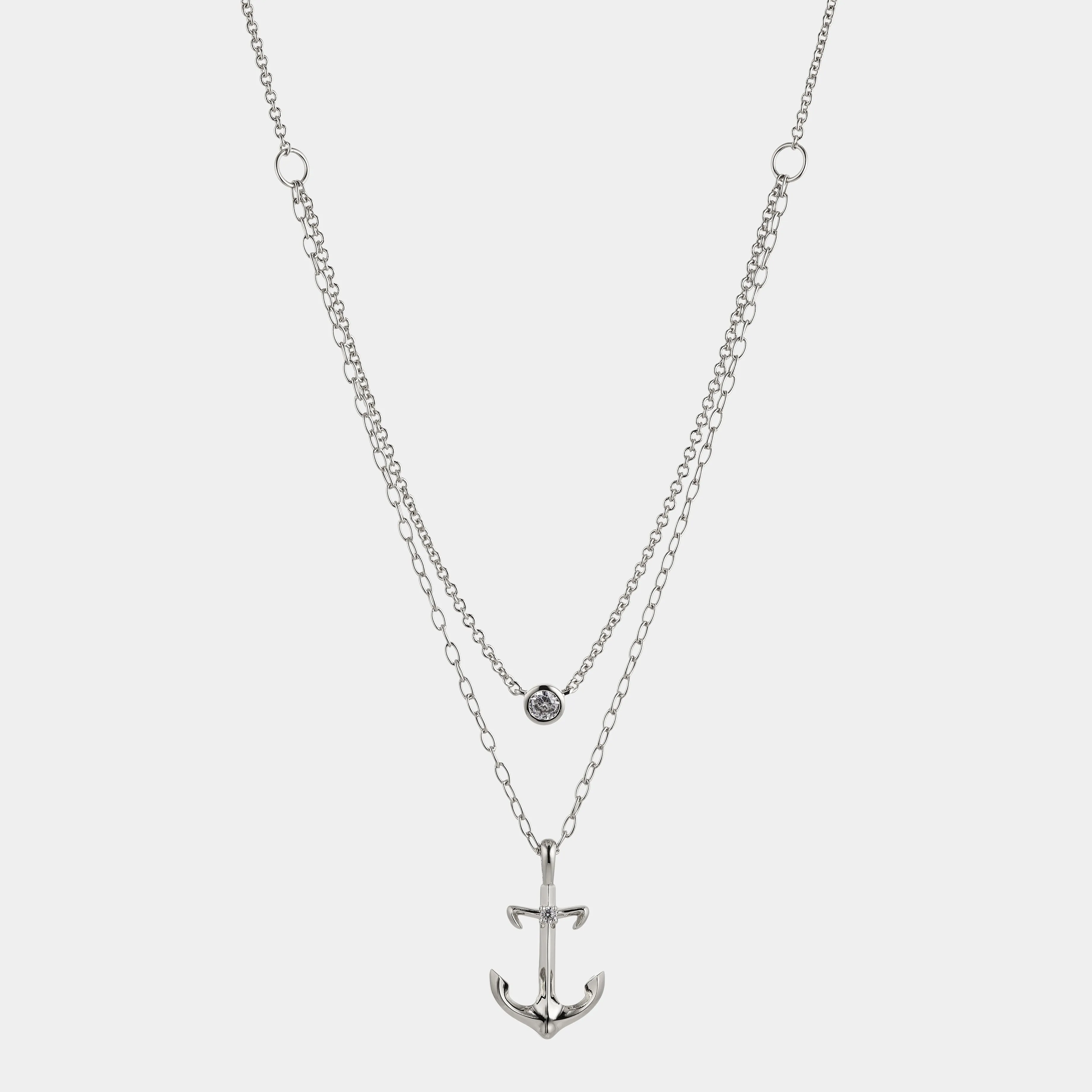 AJOA VACAY ANCHOR LAYER NECKLACE