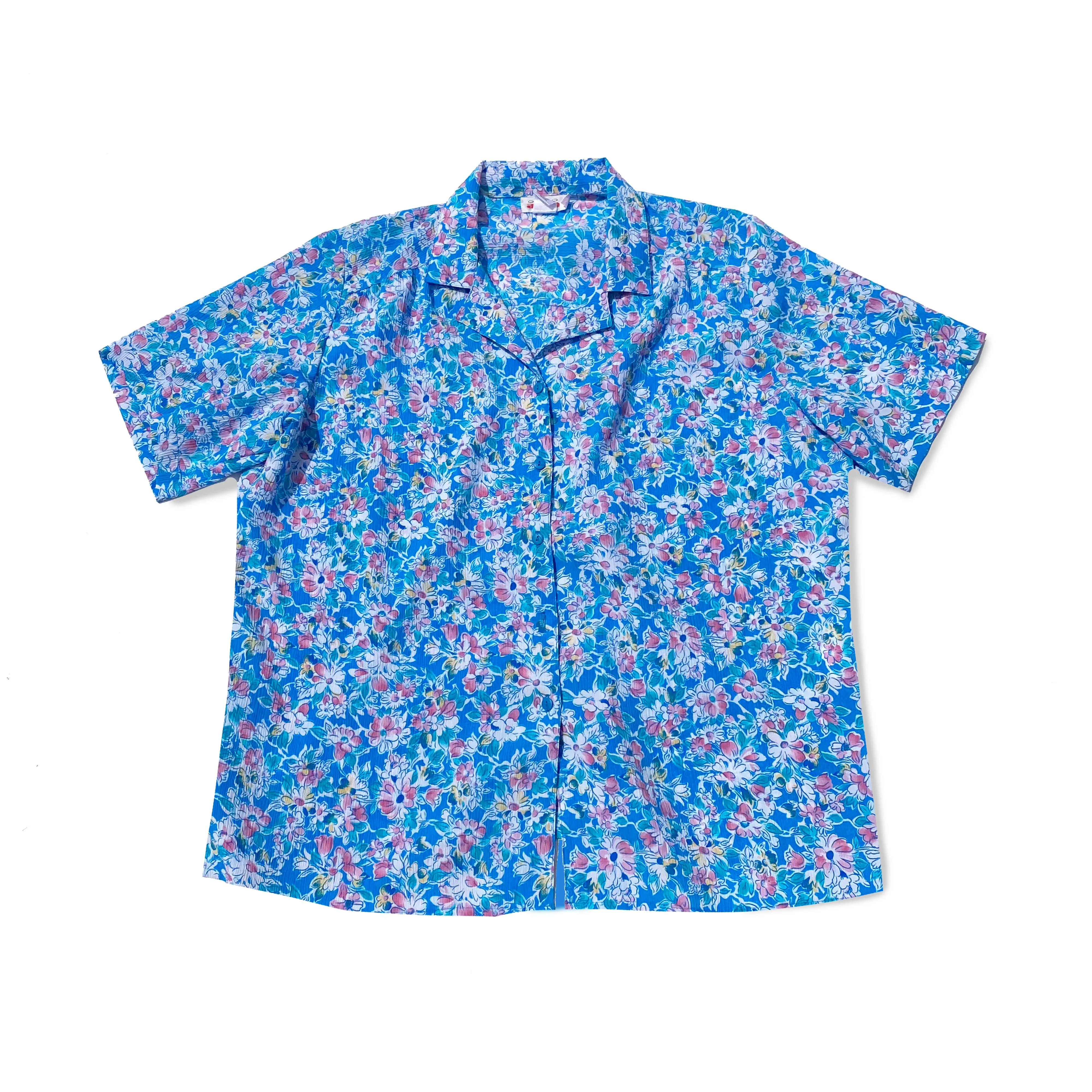 Alia Secondhand Floral Button Up Short Sleeve Shirt