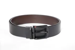 AU NOIR Reversible Belt | Strauss Black, Black-Brown