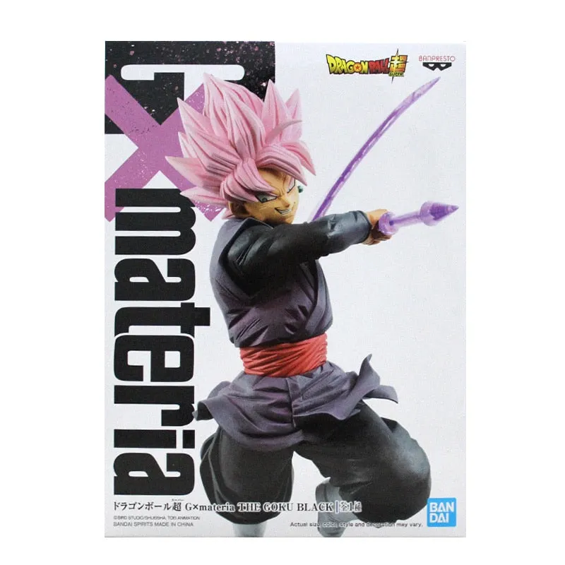 Bandai Dragon Ball Figure Gxmateria Black Goku Zamasu Anime Figure Genuine High Quality