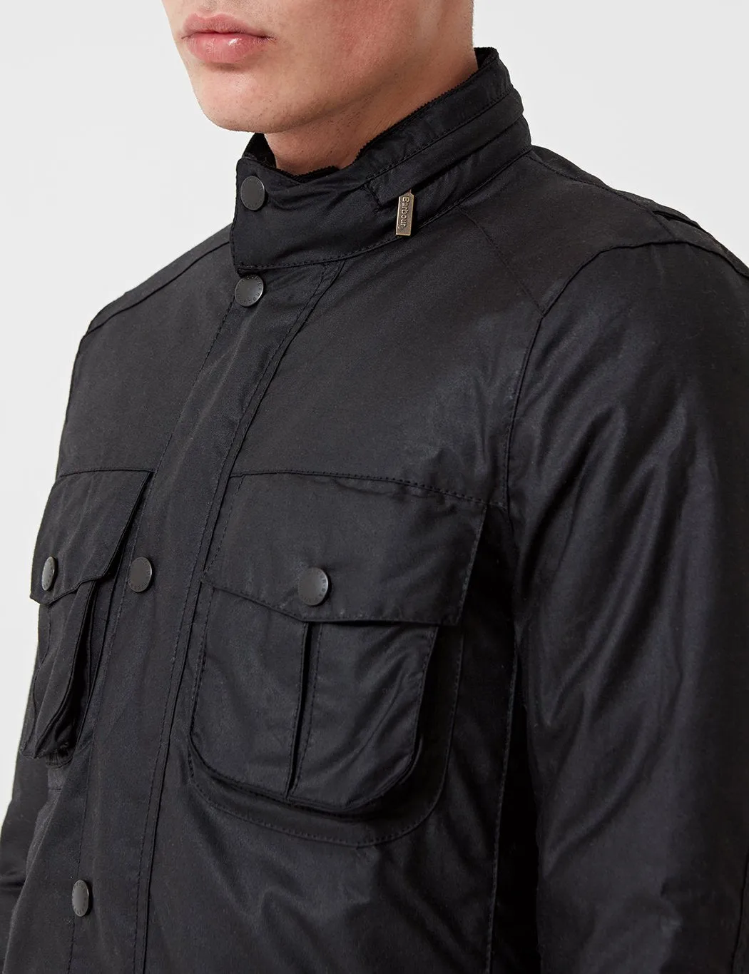 Barbour Corbridge Wax Jacket - Black