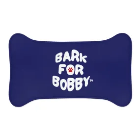 Bark for Bobby Pet Navy Feeding Mat