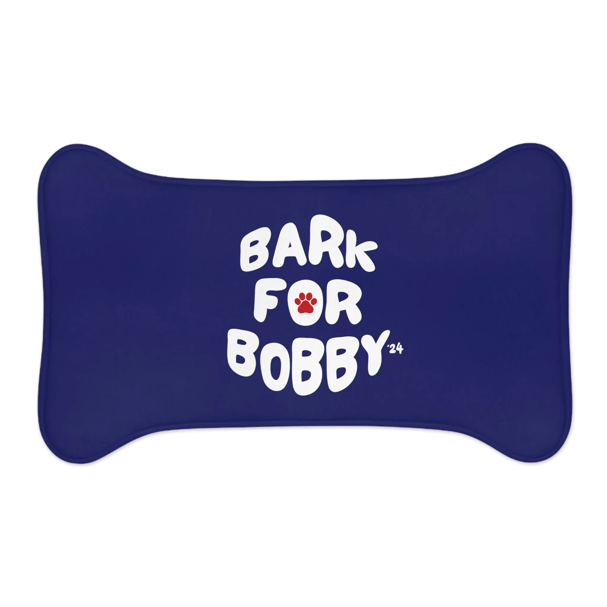 Bark for Bobby Pet Navy Feeding Mat