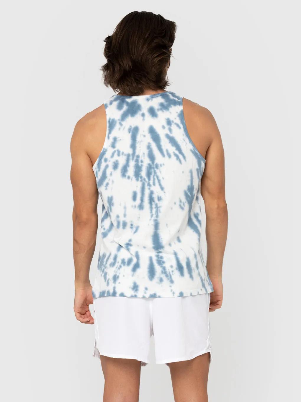 BARRY'S VERTICAL TIE DYE JERSEY TANK