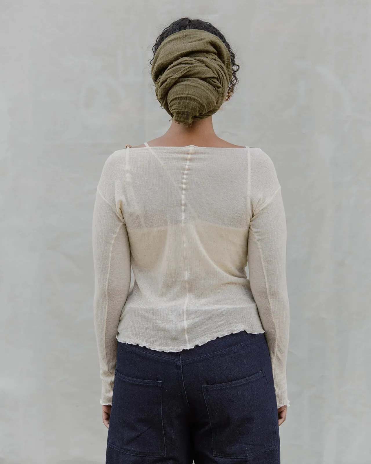 BASERANGE | PAMA LONGSLEEVE | UNDYED HEMP