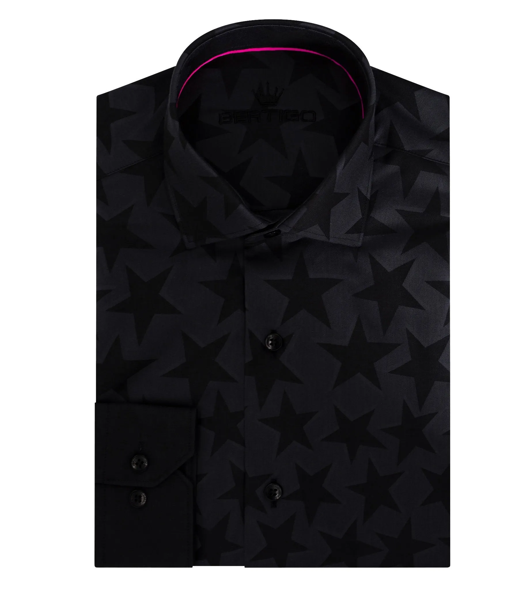 Bertigo Short-Sleeve Shirt | Aloni Black Start Shirt