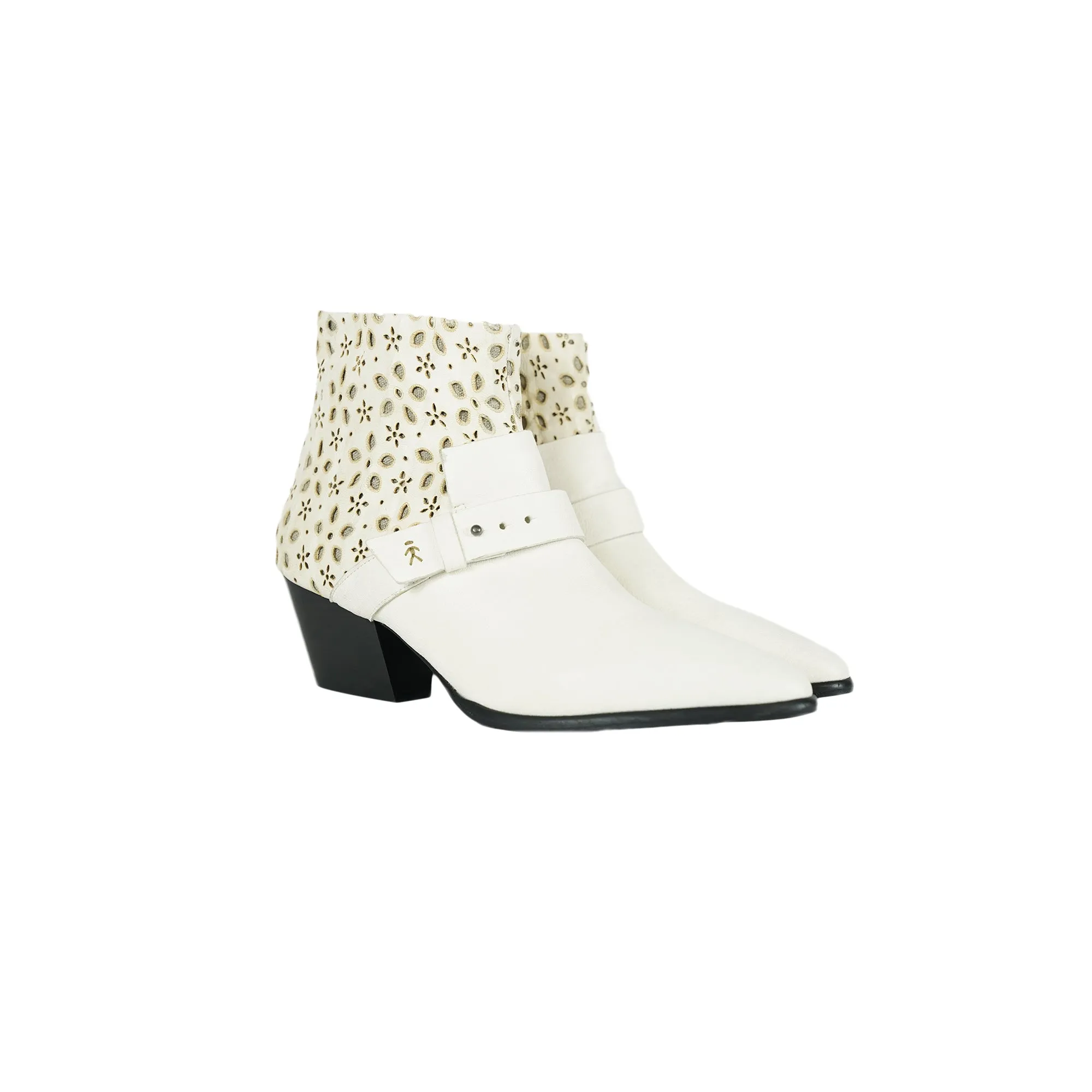 Bootie Baku Chalk White