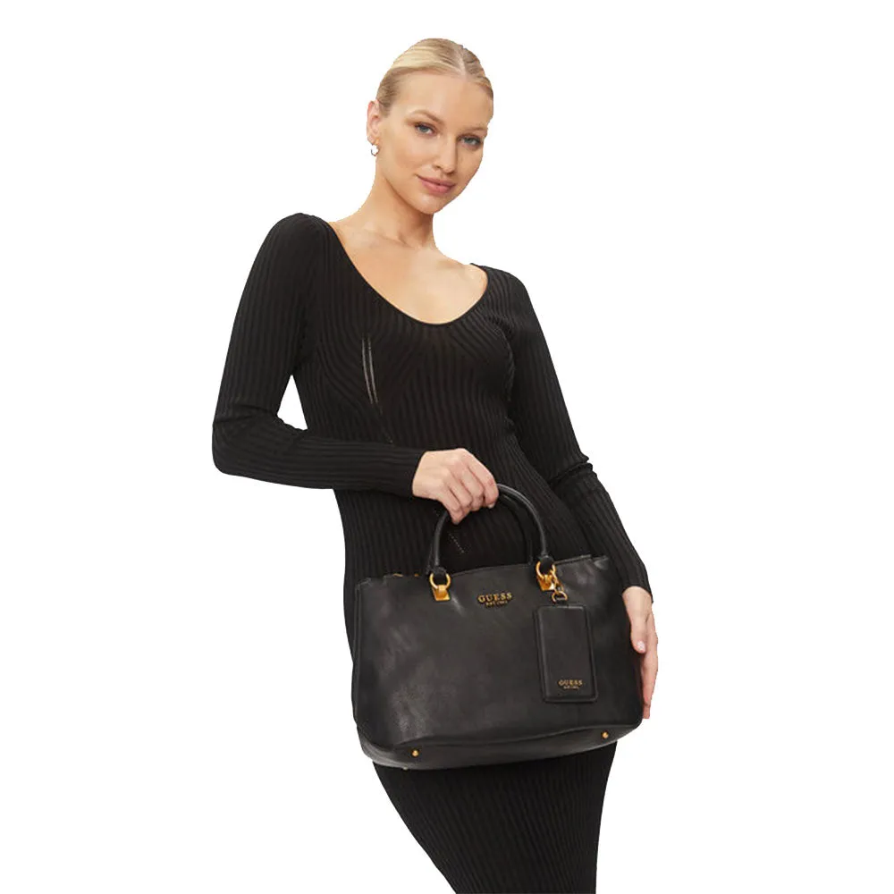 Borsa Donna a Mano con Tracolla GUESS Linea Arja colore Nero