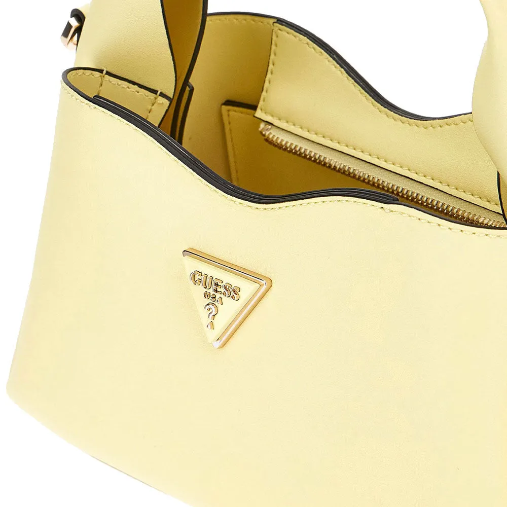 Borsa Donna a Mano GUESS Linea Iwona Colore Pale Yellow