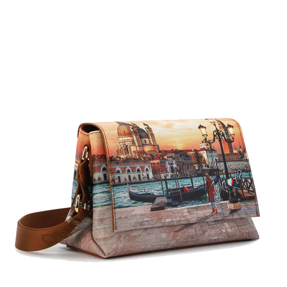 Borsa Donna a Tracolla con Pattina Y NOT YES-621 Venice Sunset