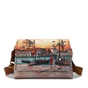 Borsa Donna a Tracolla con Pattina Y NOT YES-621 Venice Sunset