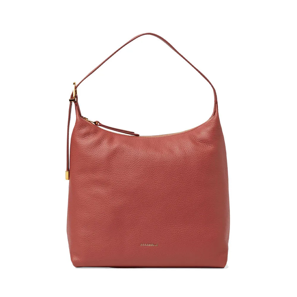 Borsa Donna Hobo a Spalla COCCINELLE in Pelle Linea Gleen colore Pot