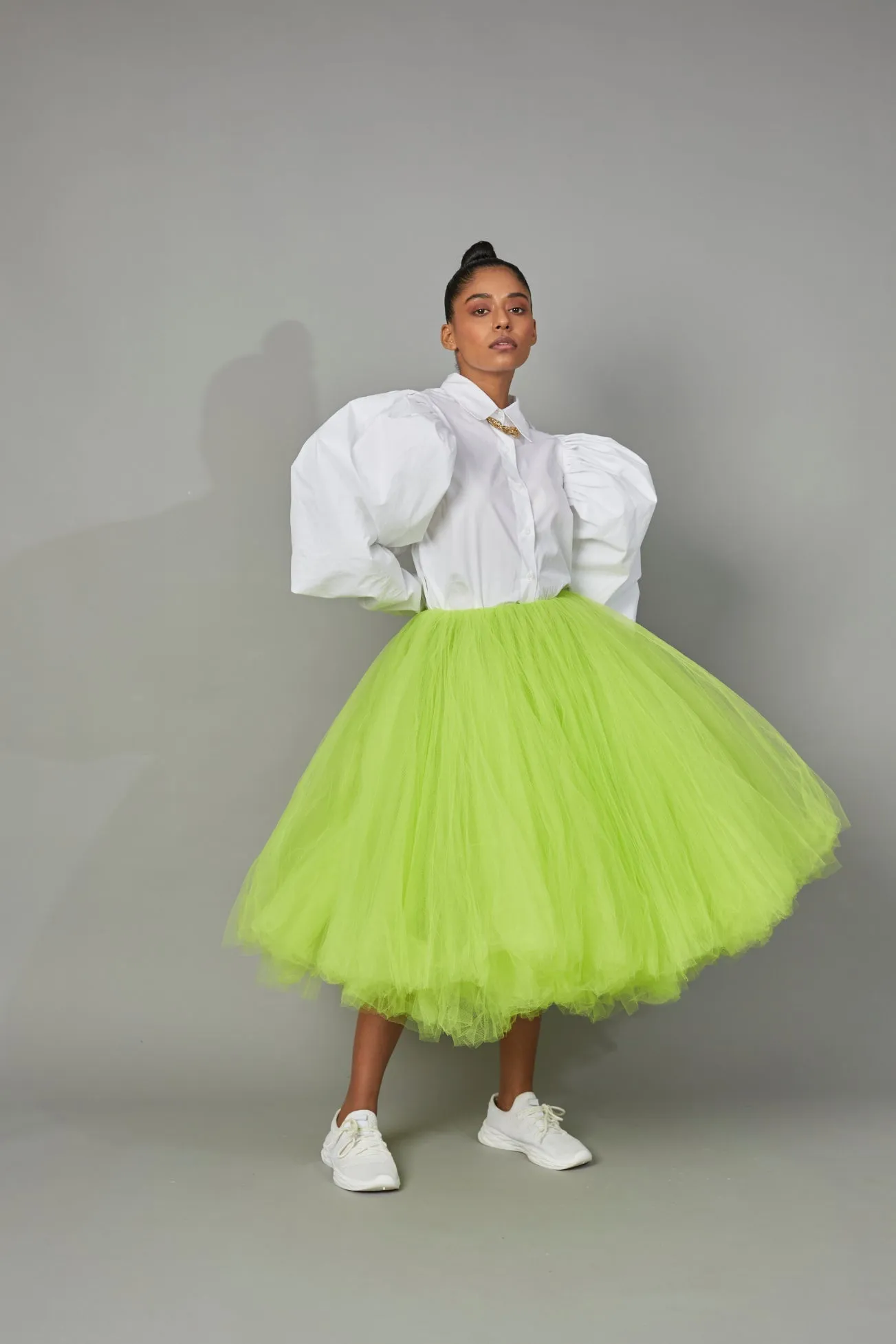 BOTTLE BRUSH TULLE SKIRT