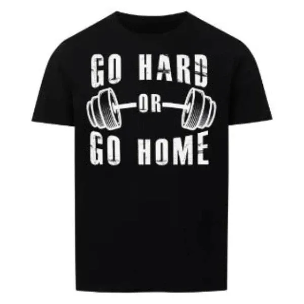 Bulldogs Basic T-Shirt Unisex Frontdruck/ Go Hard or Go Home