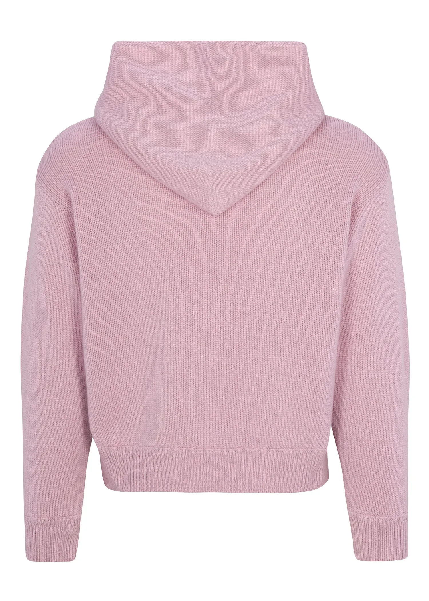 Cable Knit Cashmere Crop Hoodie