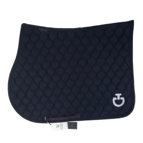 Cavalleria Toscana Circular-Quilted Jump Pad in Black - Full