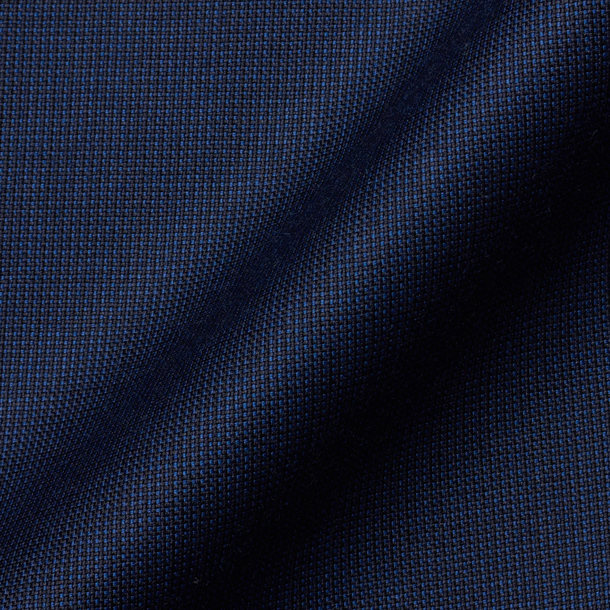 CESARE ATTOLINI Handmade Blue Nailhead Wool-Cashmere Suit 48 NEW US 38