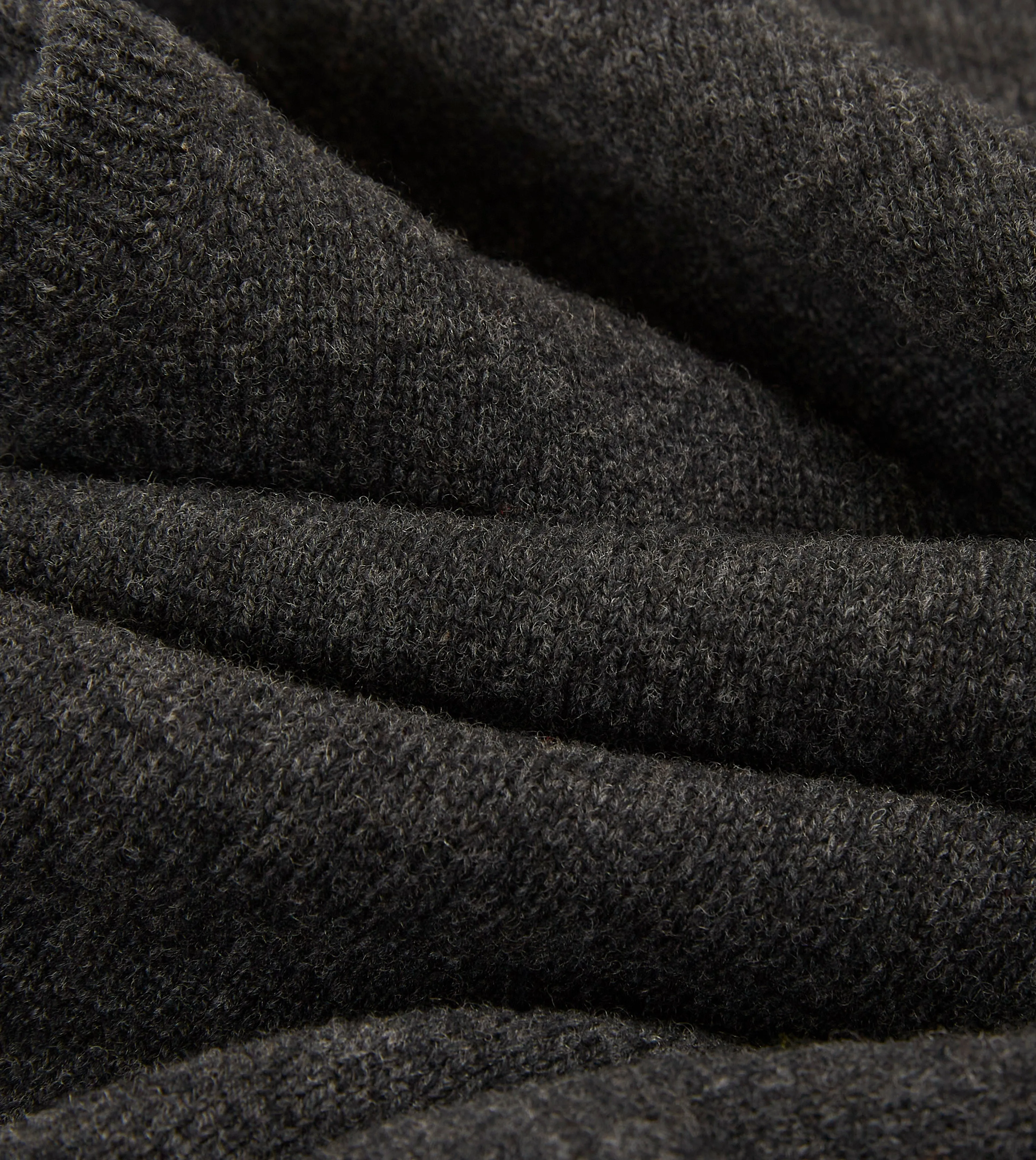 Charcoal Lambswool Sleeveless Cardigan