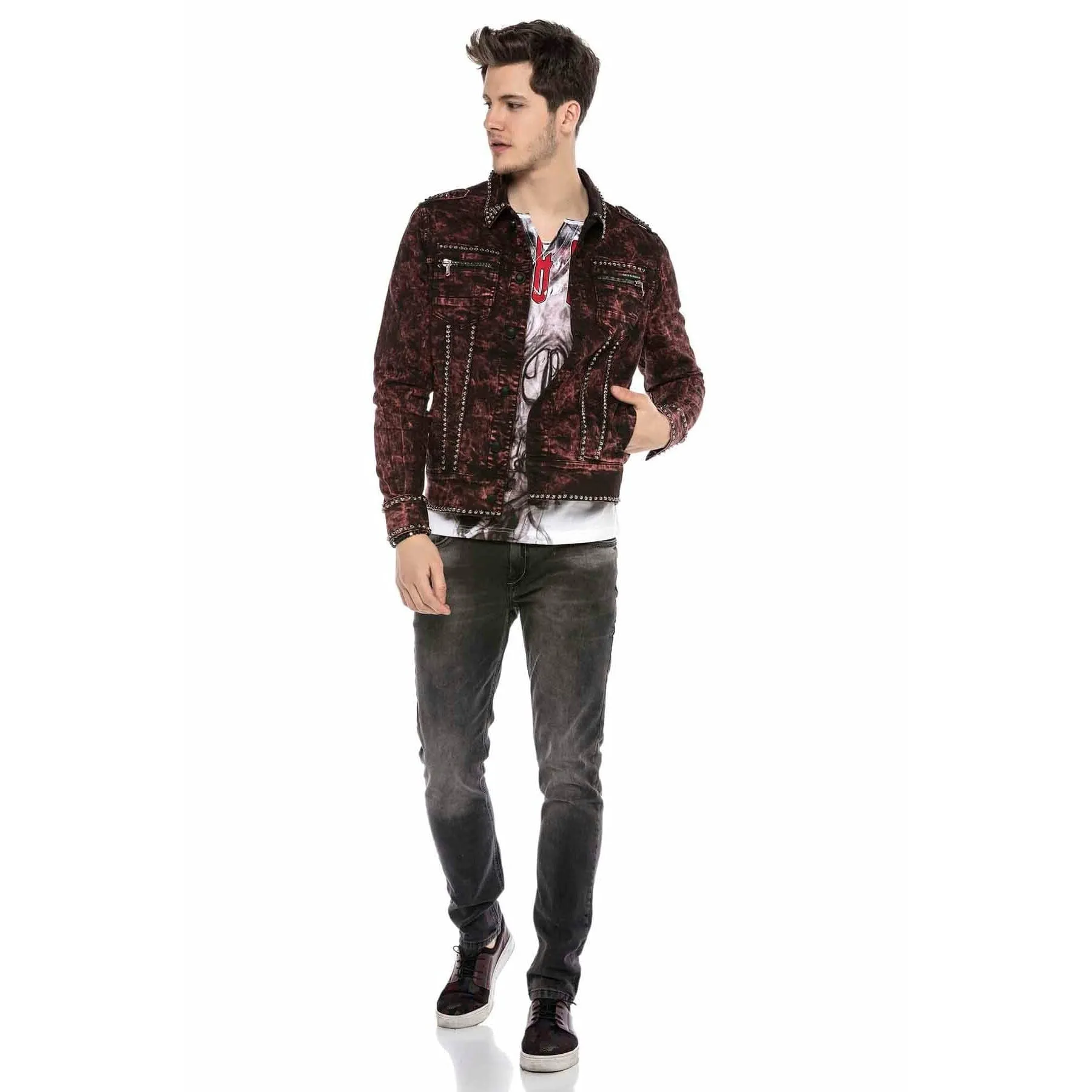 Cipo & Baxx Herren Denim Jacket