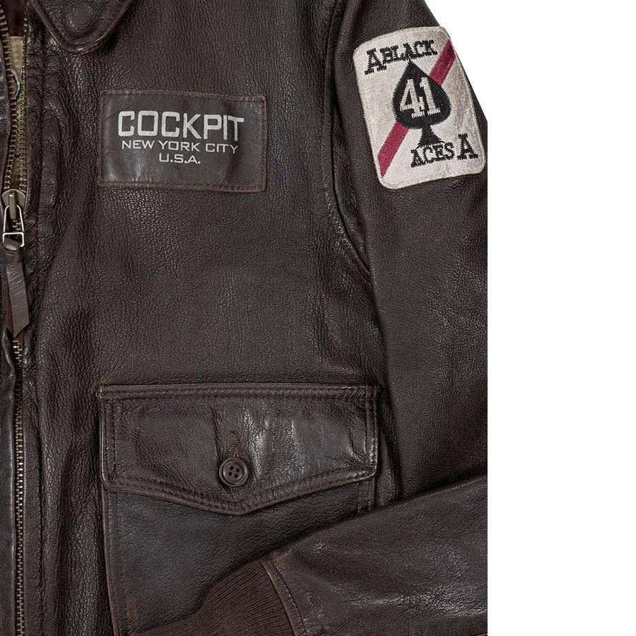 Cockpit USA USS Forrestal Carrier Pilot's Vietnam Flight Jacket