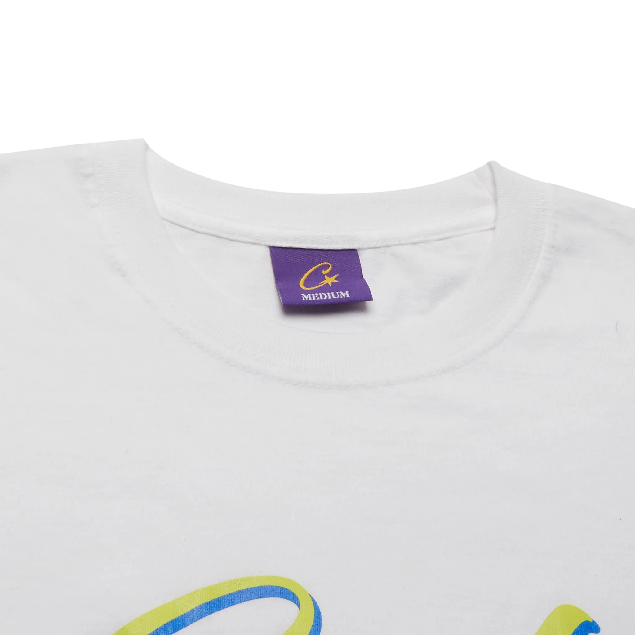 Corteiz Allstarz White Blue T Shirt