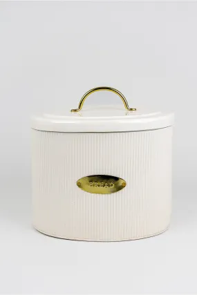 Cream Storage Bread Box