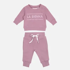 Crew Logo Tracksuit Set - Wild Orchid