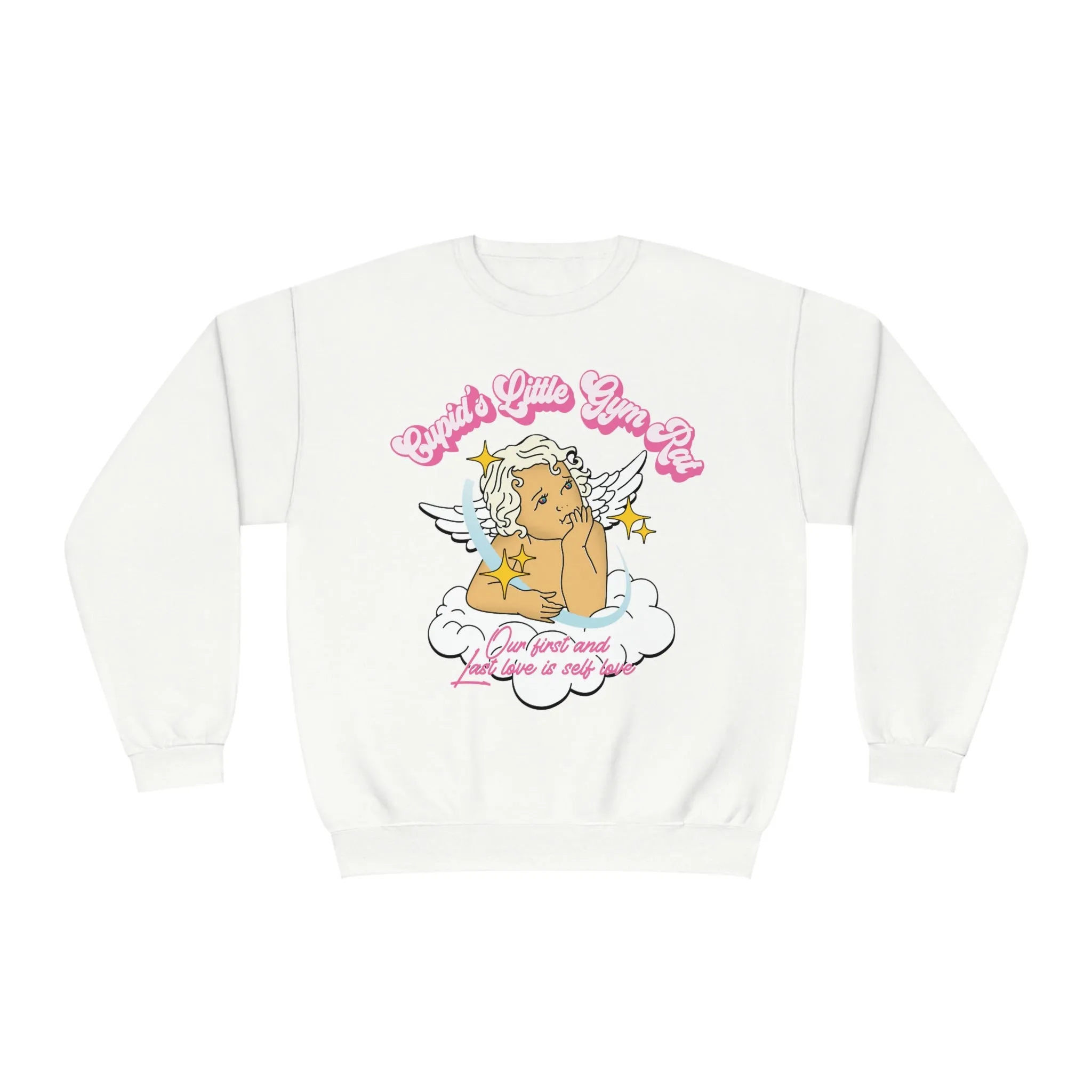 CUPID'S LITTLE GYM RAT-- CREWNECK