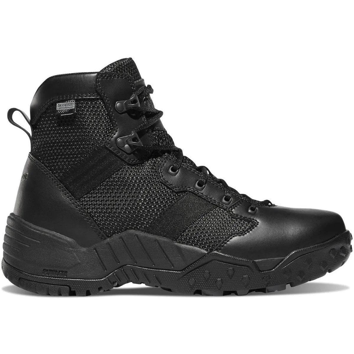 Danner Men's Scorch 6" Waterproof Side Zip Duty Boot -Black- 25731