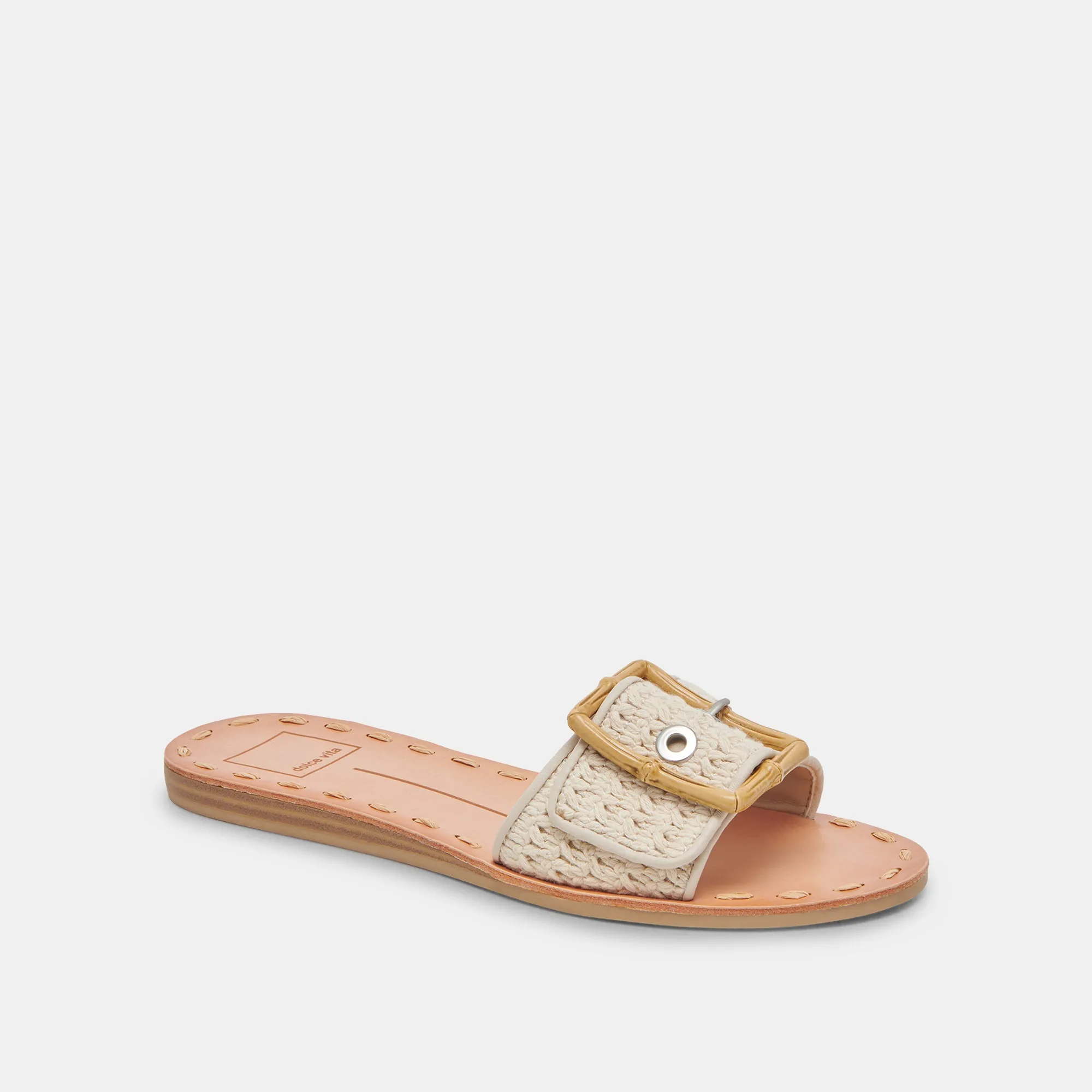 DASA WIDE SANDALS SANDSTONE KNIT