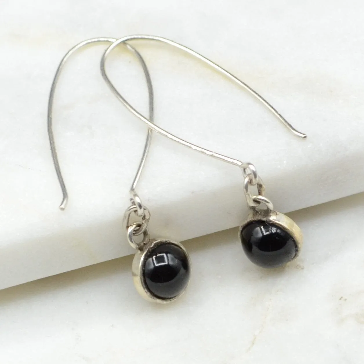 Dramatic Drop Silver Earrings