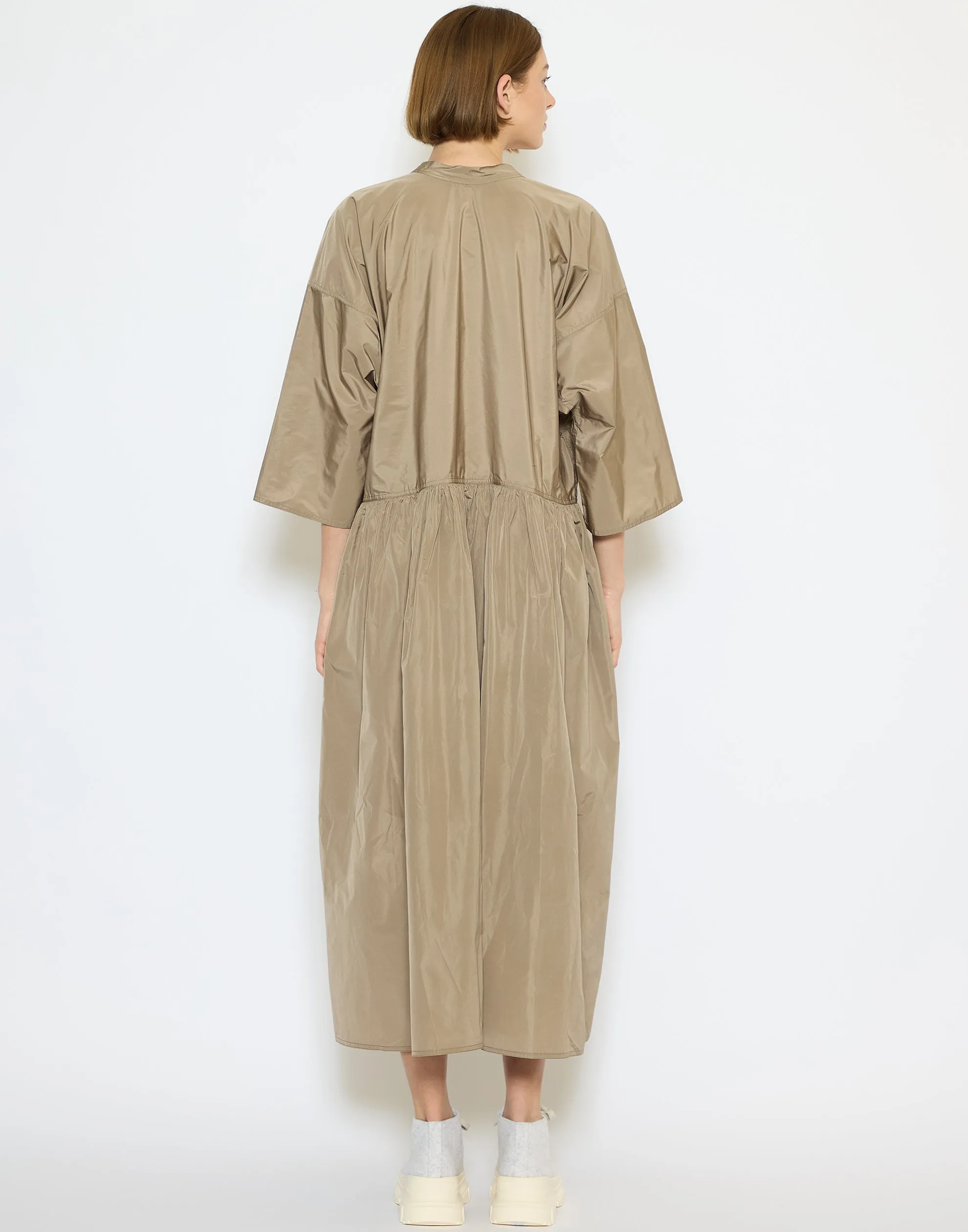 Dune Taffeta Dropped Waist Delos Dress