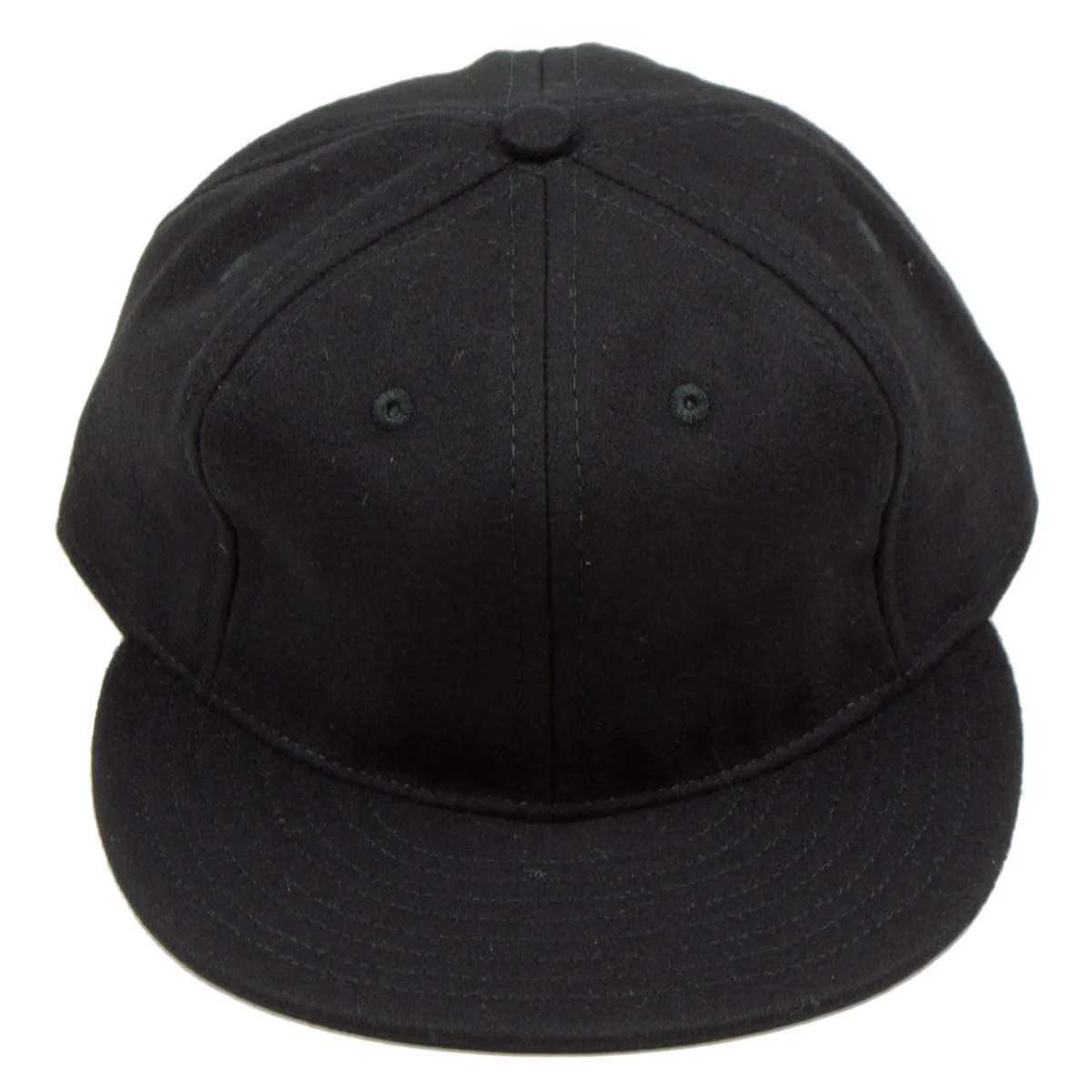 Ebbets - Basic Wool Flannel Adjustable Cap - Black