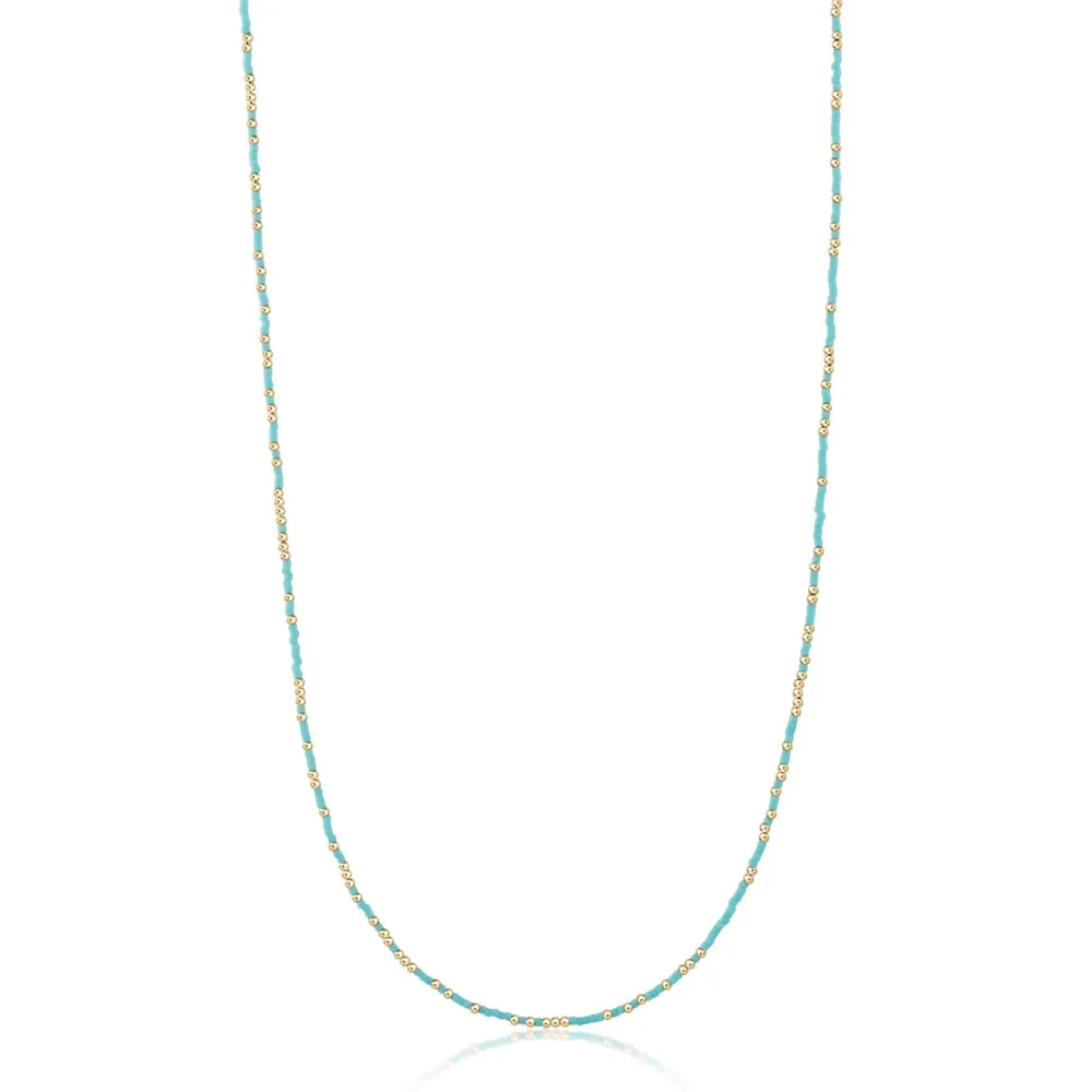 ENewton 37" Cyan Hope Unwritten Necklace