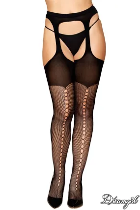 Eyelet Suspender Pantyhose