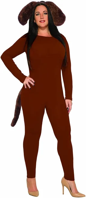 Forum Novelties Women's Brown Unitard Std Size 10-12