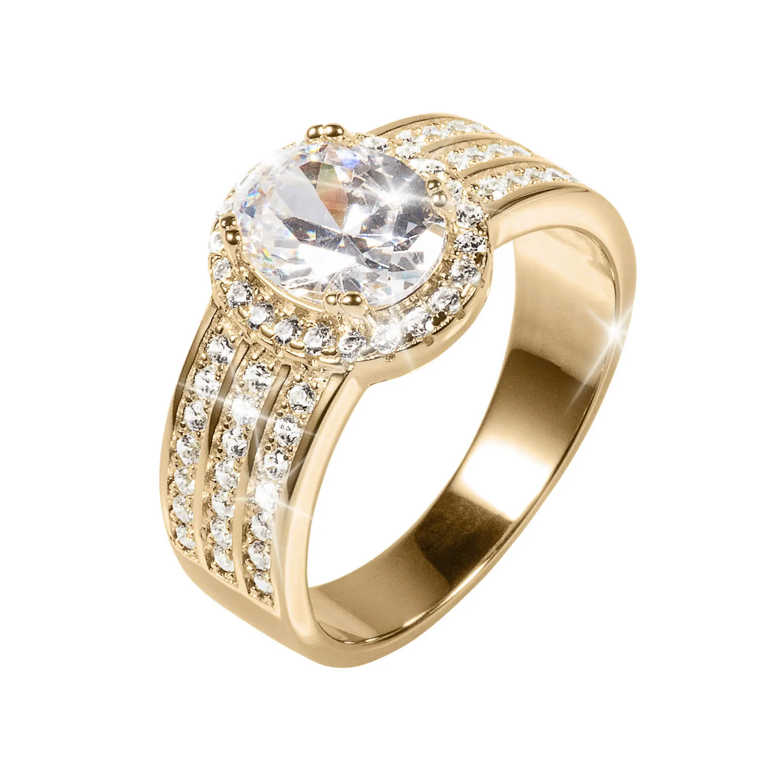 Golden Aura Ladies Ring