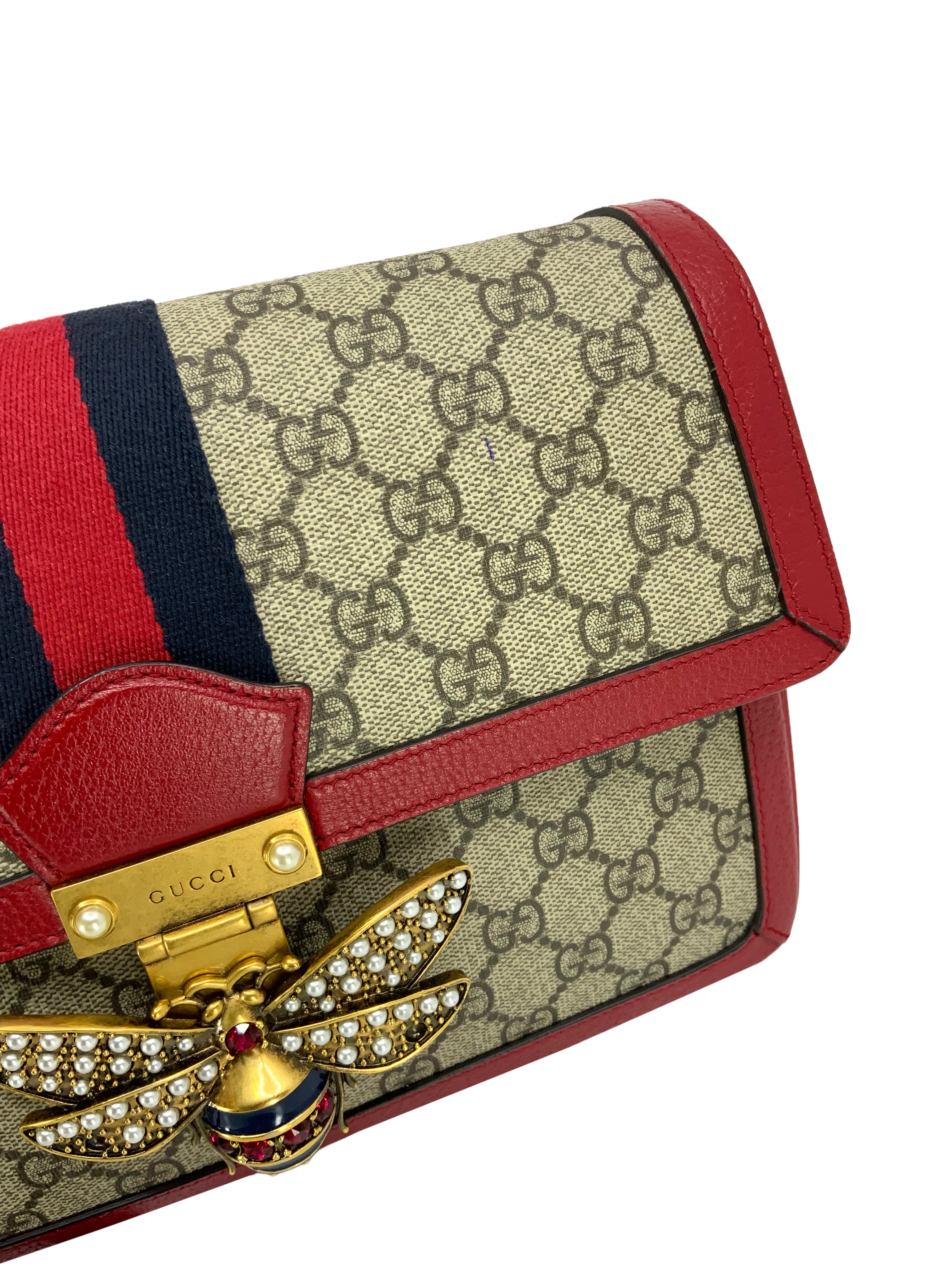 GUCCI GG Supreme Canvas Queen Margaret Shoulder Bag