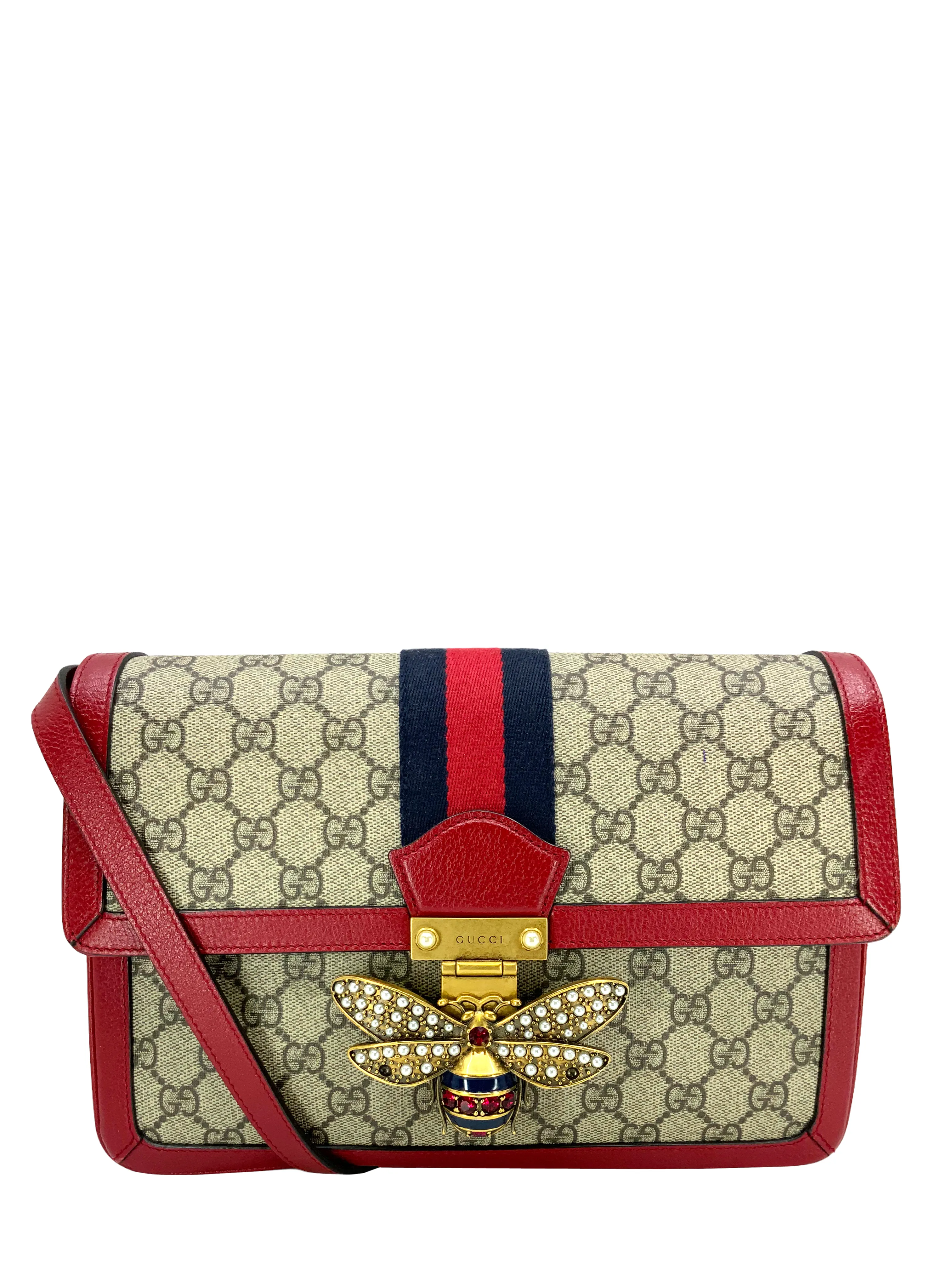 GUCCI GG Supreme Canvas Queen Margaret Shoulder Bag