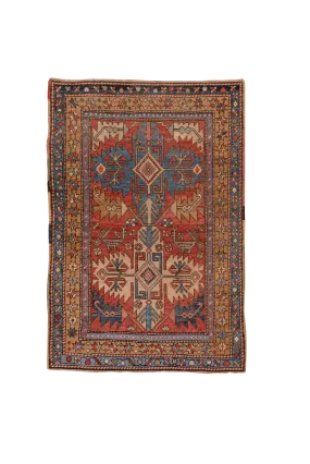 Heriz Vintage Persian Rug 5’3” x 3’6”